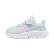 PUMA FlexFocus Modern Sneakers Toddler, Shoes, Aqua Glow/Mauve Glow/White, 20