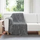 Vidaxl Obloge 6 pcs Temno siva 150 x 130 cm Flis