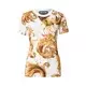 Versace Jeans Couture Majica  svetlo rjava / med / črna / bela