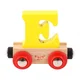 Bigjigs Rail Wagon lesena vlakovna pot - črka E
