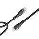 Moxom mx-cb185 silicone type c na lightning 36w 1m crni USB data kabal ( u2162 )