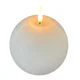 STERNTALER LED sveča, bela, višina 13 cm, krogla, baterija - Razno