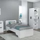 Hanah Home Ram za krevet Luses, 94.4x193.6x80 cm, Beli