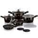 KINGHoff Berlinger Haus set loncev Bh-7032 Shiny Black