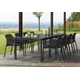 Vrtna garnitura RIO 210 + 8x stol NET - antracit