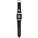Karl Lagerfeld strap KLAWMOKHK Apple Watch 38/40/41mm black strap Saffiano Karl Heads (KLAWMOKHK)