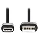 Nedis Kabel USB 2.0/ vtič USB-C - vtič USB-A/ črn/ v razsutem stanju/ 3 m