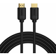 Baseus 2x HDMI 2.0 4K 60Hz Cable, 3D, HDR, 18Gbps, 3m (black)