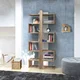Hanah Home Polica 78x170x29,5cm Hrast