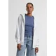 Womens zip-up hoodie Fluffy Hoody white