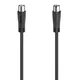 Hama HAMA 90dB antenski kabel vtič - antenska vtičnica 1,5 m črne barve