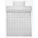 Set posteljine CRISTA 140x200 bela/crna