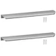 Sodoben aluminijast ročaj za pohištvo s srebrnim robom 276 mm, 2 kosa