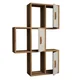 Hanah Home Flora Zidna polica, Braon