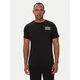 Kappa Majica 322P14W Črna Regular Fit