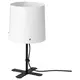 BARLAST Stona lampa, crna/bela, 31 cm