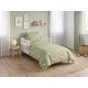 Krep posteljnina za posteljico Renforcé FLORAL NEST zelena Dimenzije posteljnine: 45 x 65 cm | 90 x 140 cm