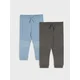 Sinsay - Komplet od 2 para jogger pantalona - grey blue