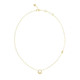 Guess Elegantna pozlačena ogrlica Moon Drops JUBN06245JWYGT/U