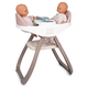 Jedálenská stolička pre dvojičky Twin Highchair 2in1 Natur DAmour Baby Nurse Smoby pre 42 cm bábiky so 4 doplnkami od 24 mes SM220371