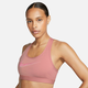 Nike W NK DF SWSH PDED HBR BRA, ženski sportski top, roza FB4124