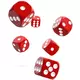 Kockice Oakie Doakie Dice D6 16 mm Solid - Red (12)