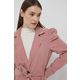Kaput JDY za žene, boja: ružičasta, za prijelazno razdoblje