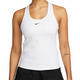 Ženska majica bez rukava Nike Dri-Fit Swoosh Bra Tank - white/stone mauve/black