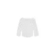 Bershka Majica črna/bela