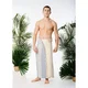 Brisača za hamam SUN 100% naravni bombaž bež-modra