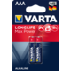 Varta baterije Longlife Max Power 2 AAA 4703101412, 2 kosa