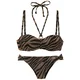 Bruno Banani Bikini bronasta/črna