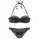 BRUNO BANANI Bügel-Bandeau-Bikini, zelena