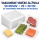 vakuumske vrečke za živila 20 x 30 cm, 50 kosov, za vakuumski aparat