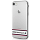 BMW - Apple iPhone 7/8 Motorsport edition Hardcase - Transparent / White (BMHCP7TRHNA)