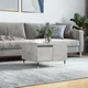 Stolić za kavu boja betona 55x55x36,5 cm konstruirano drvo