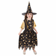 Otroški kostum čarovnice črno-zlate barve (M)