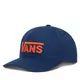 Kapa s šiltom Vans Drop V Logo Snapback VN000QAH Mornarsko modra