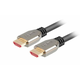 LANBERG Ultra High Speed HDMI 2.1 kabel, 48 Gbps, 8K@60Hz, 5K@120Hz, duljina 1m, crni, pozlaćeni konektori