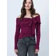 Trend Alacati Stili Ženska bluza Alc-X14558, Ljubičasta