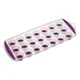 Tray for preparing ice cubes, 28 x 12 cm, silicone, purple - Colourwor