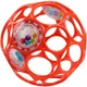 Oball Igrača RATTLE 10 cm oranžna 0m+