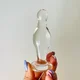 Glass Romance Anal Plug Clear