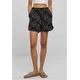 AOP Viscose Resort Blackflower Womens Shorts