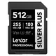 Lexar 512GB Pro SILVER PLUS SDXC C10 V30 U3