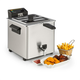 Klarstein Family Fry, friteza, 3000 W, tehnologija Oil Drain, nerjavno jeklo, srebrna