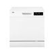 Beko Stona mašina za pranje sudova DTC36810W, 6 prgrama, 8 kompleta, Bela