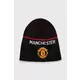 Manchester United New Era Engineered Black Skull zimska kapa