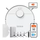 TESLA Electronics RoboStar - Pametni robotski usisivač 2u1 2550 mAh Wi-Fi bela