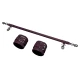 Fifty Shades of Grey Entwined Passion Spreader Bar Ankle Restraint Set Purple